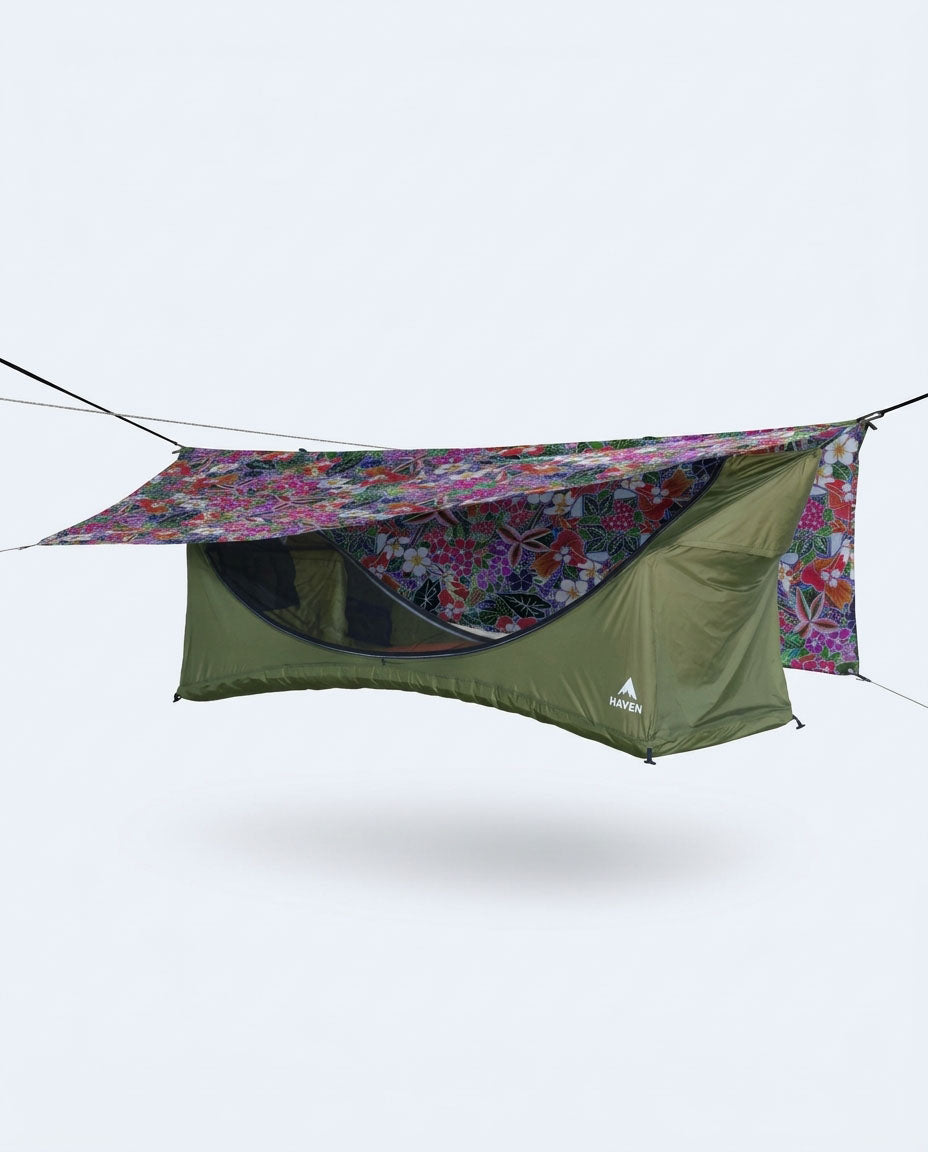 variant--Hammok Color:Forest Green+Rainfly:Kauai