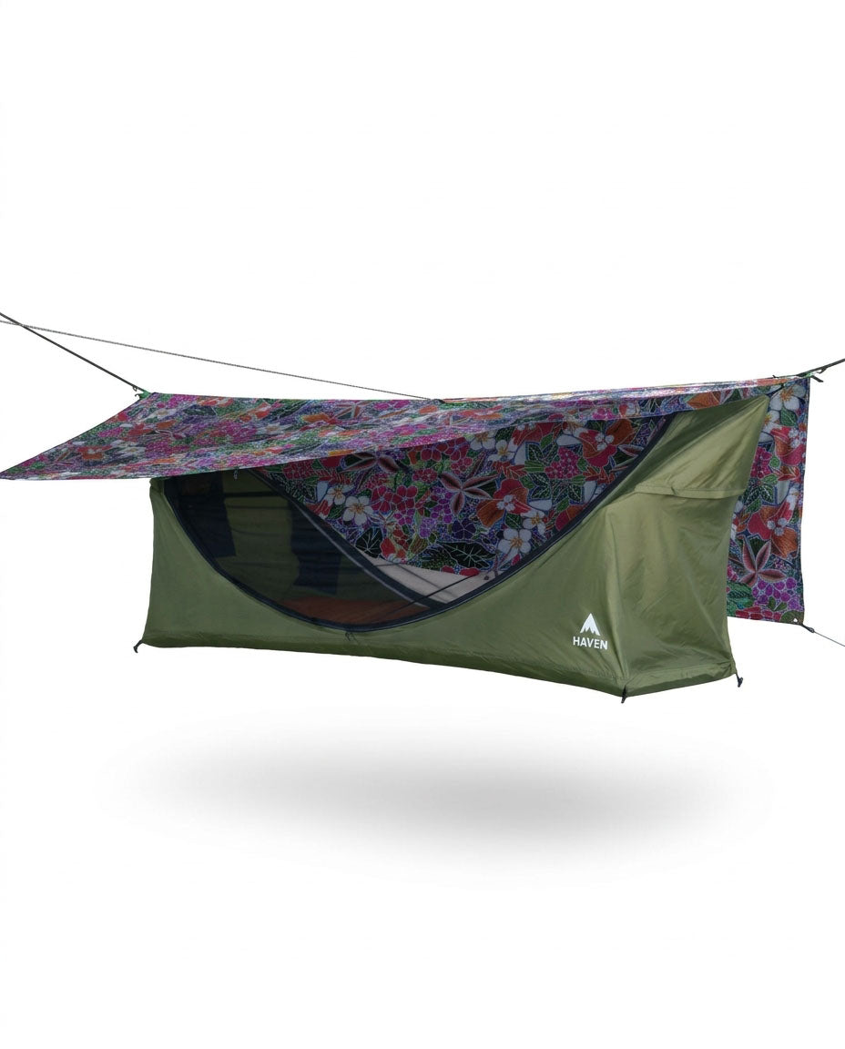 variant--Hammok Color:Forest Green+Rainfly:Kauai