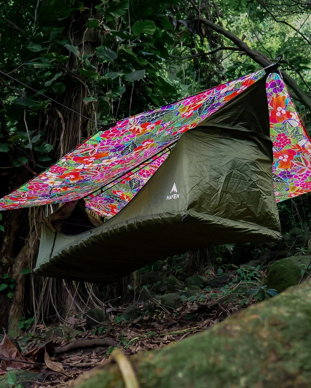 variant--Hammok Color:Forest Green+Rainfly:Kauai