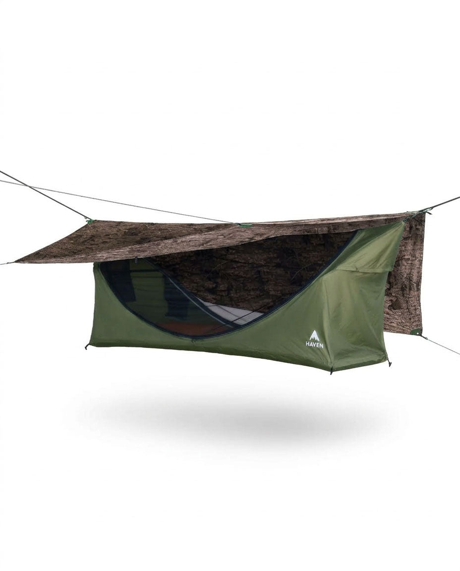 variant--Hammok Color:Forest Green+Rainfly:Realtree Timber Camo