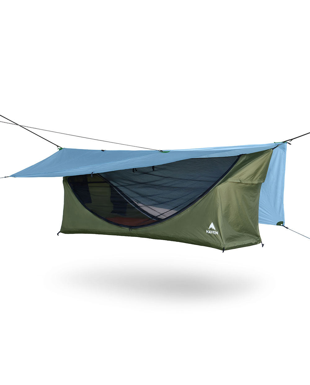 variant--Hammok Color:Forest Green+Rainfly:Sky Blue