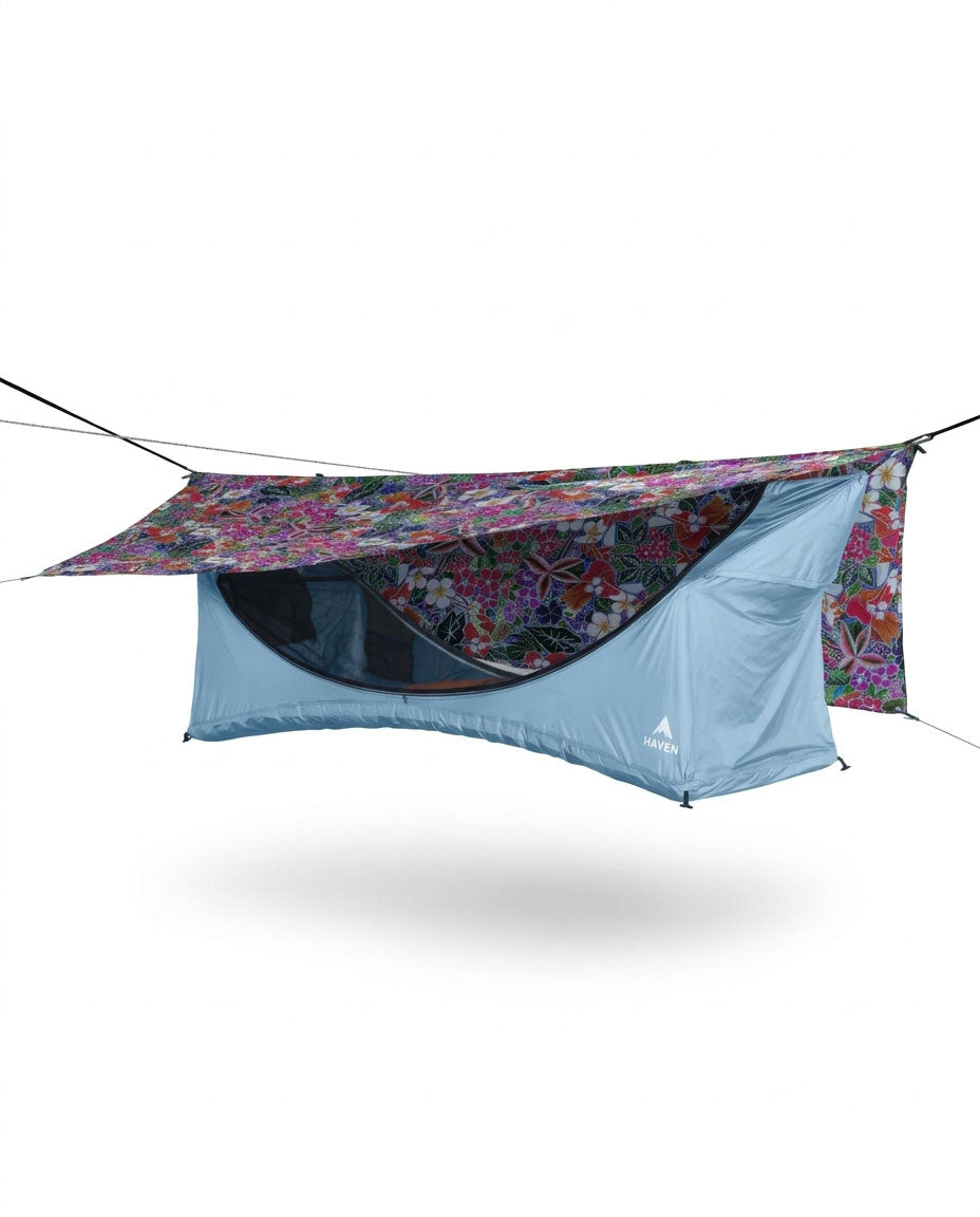 variant--Hammok Color:Sky Blue+Rainfly:Kauai