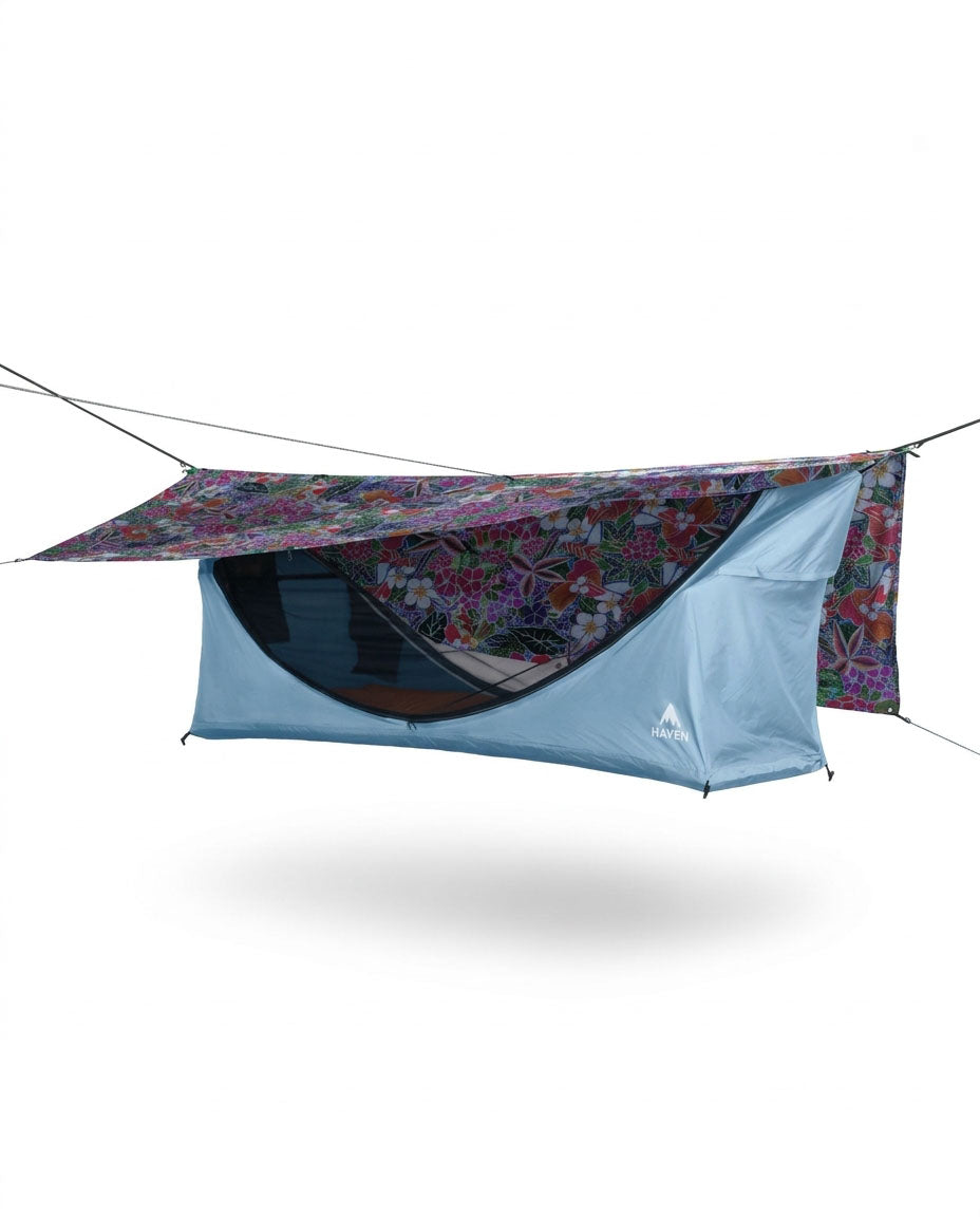 variant--Hammok Color:Sky Blue+Rainfly:Kauai