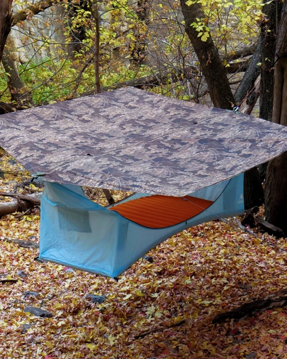 variant--Hammok Color:Sky Blue+Rainfly:Realtree Timber Camo
