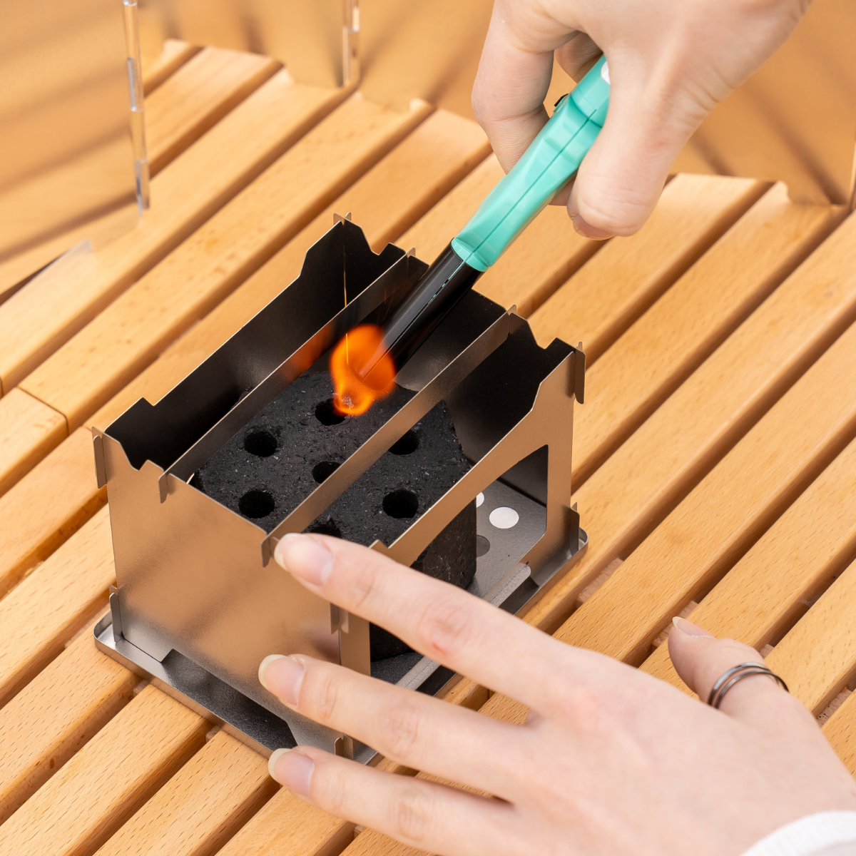 チタン製 最軽量ポケットストーブ – PARK ONE チタン製 最軽量ポケットストーブ – PARK ONE